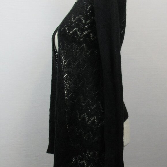 Mossimo Supply Co Women’s Size XS Knit Black Cardigan Open Front - Picture 2 of 8